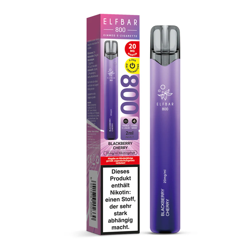 Elfbar 800 Blackberry Cherry 20 mg 
