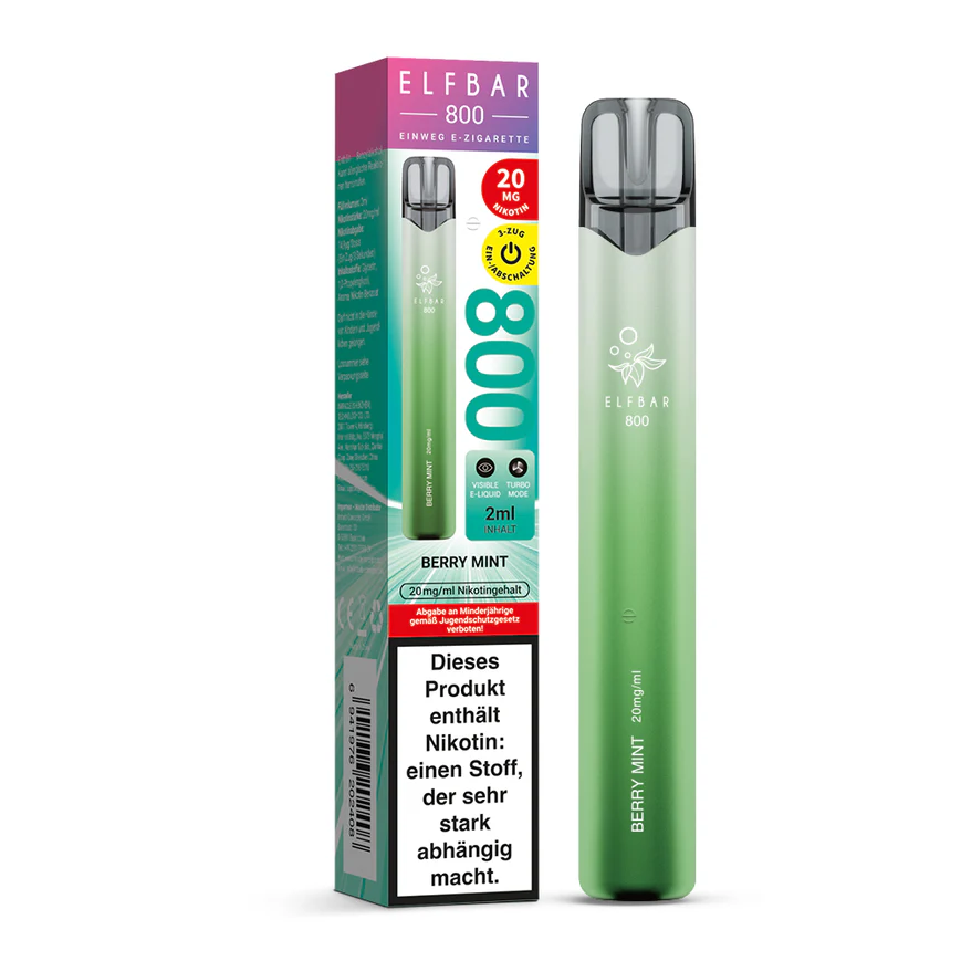 Elfbar 800 Berry Mint 20 mg 