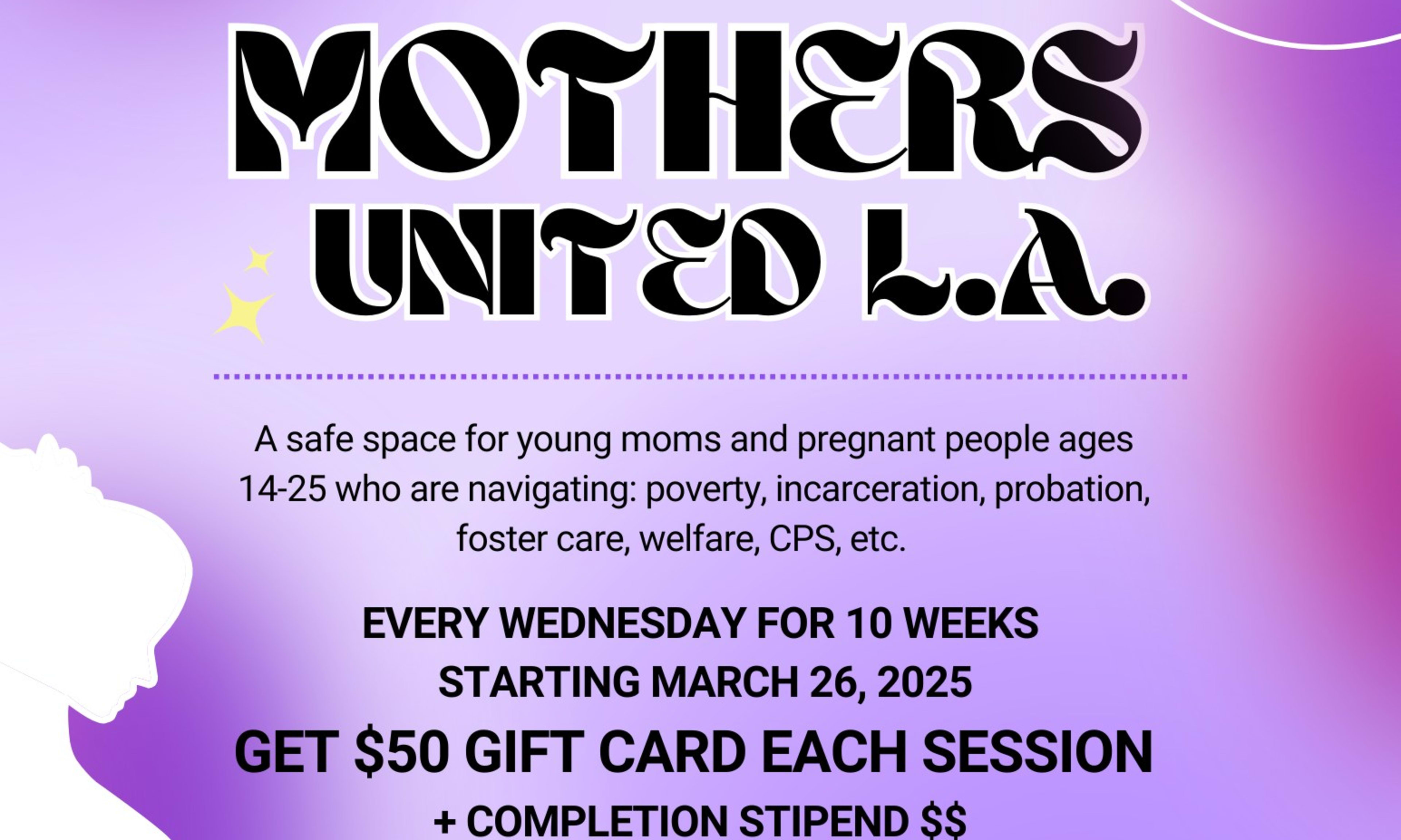 Picture for Young Women's Freedom Center hosts Young Mothers United, starting March 26, 2025