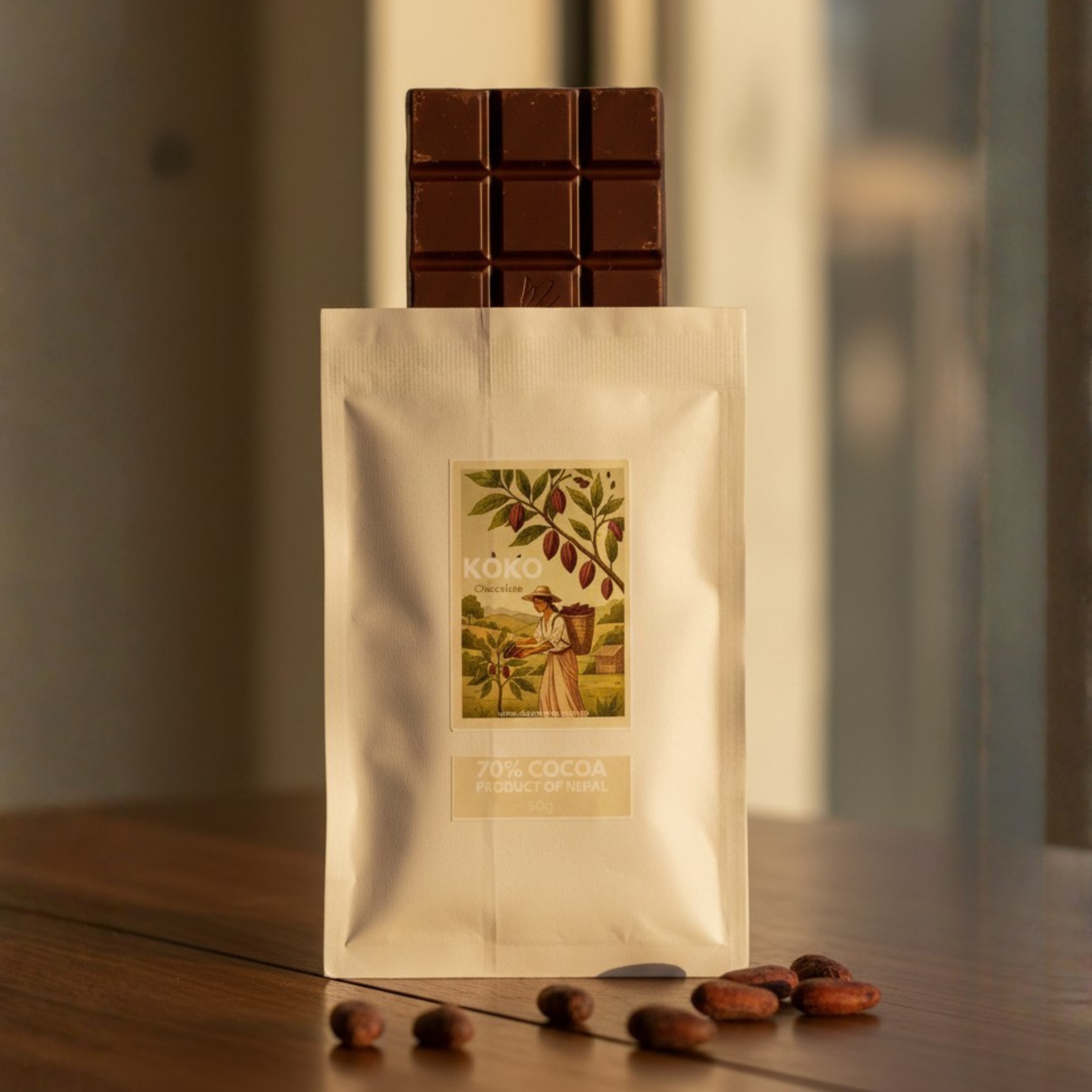 Photo of KOKO- 50 gm, 70% Dark Chocolate Bar