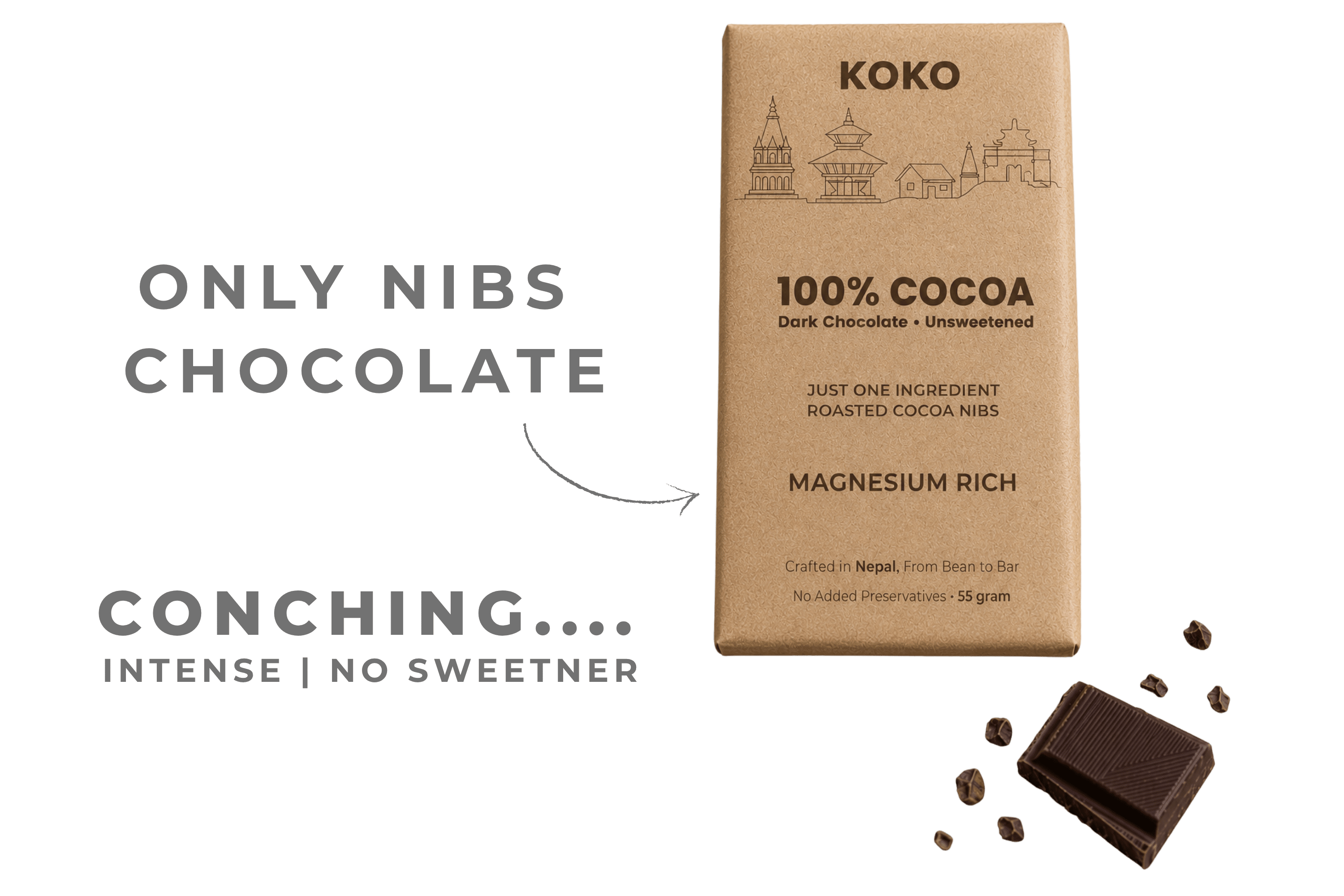 Photo of 100% COCOA - 55G