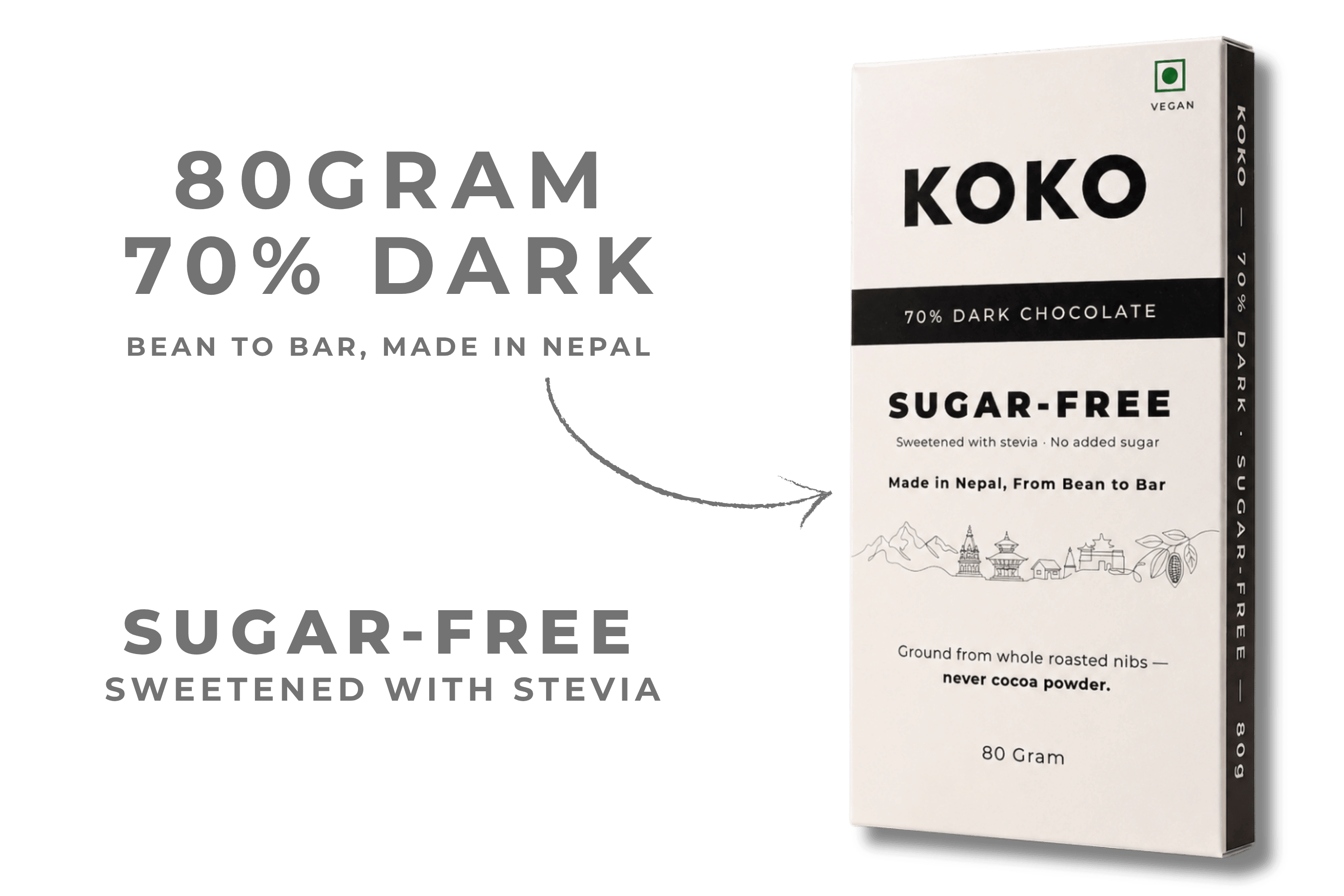 Photo of 80G-70% Dark | SugarFree |