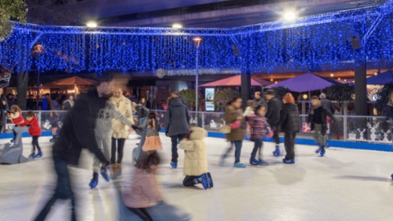 Pista de patinatge sostenible a l’Illa Diagonal