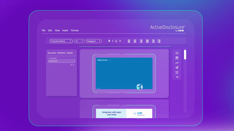 一站式处理财报创建、设计及各类财务PPT简报 | ActiveDisclosure℠功能持续升级 - 当纳利金融服务集团 (DFIN)