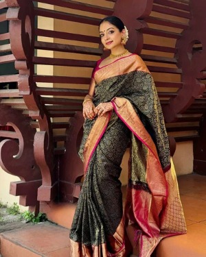 BANARASI SOFT SILK SAREE - View 3