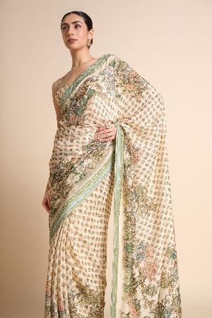 Vanora Printed Saree - View 4