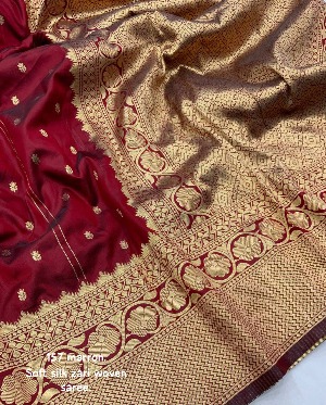 Niyati soft banarasi silk saree - View 4