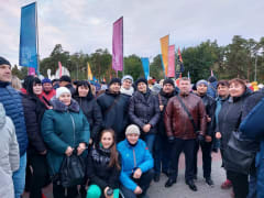 Сотрудники Центра олимпийской подготовки по дзюдо Челябинской области имени А.Е.Миллера посетили митинг-концерт