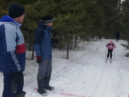 Лыжные гонки в зачет районной спартакиады школьников