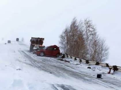 Смертельное ДТП произошло в метель на юге Челябинской области