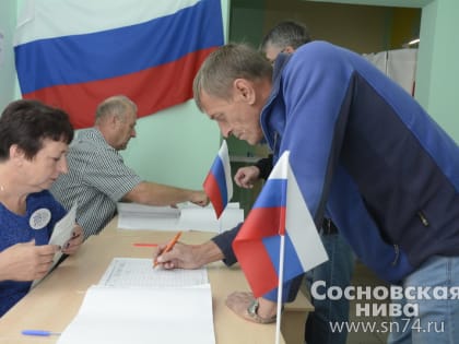 В Сосновском районе на 16:00 явка на выборы составила 30%