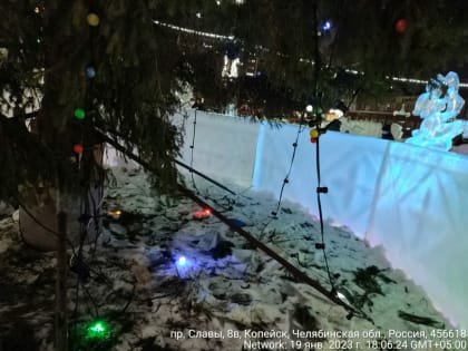 Вандалов, оборвавших гирлянды, ищет полиция