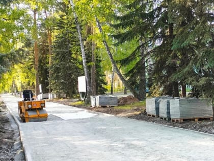 Следим за центральной аллеей