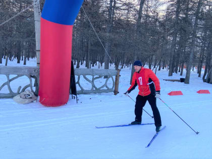 Разыграли медали в лыжных гонках