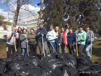 Субботник в администрации Центрального района