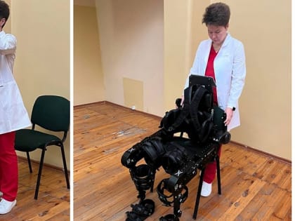 В Магнитогорске экзоскелет поможет пациентам восстановиться после травм ног и операций