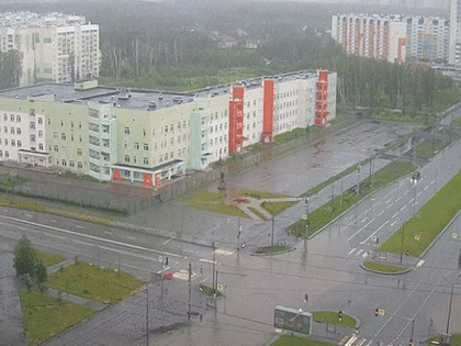 Опасный циклон над Южным Уралом