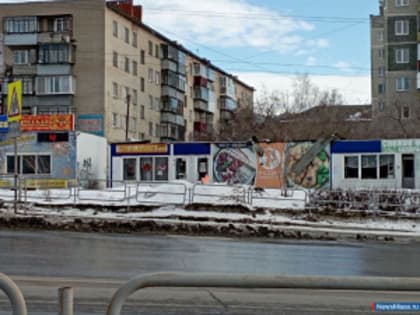 В центре Миасса горел павильон