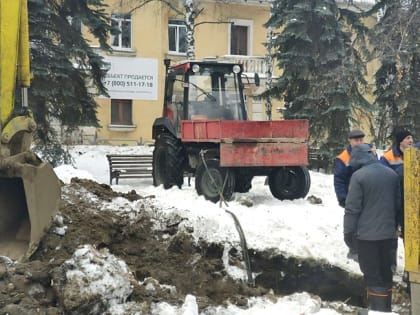 На Ленина ведутся работы