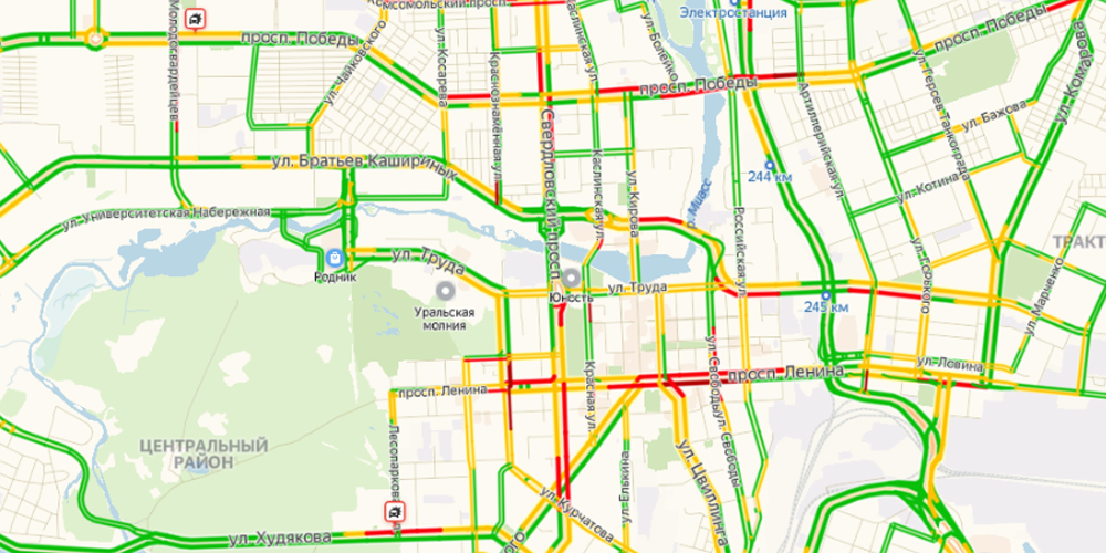 Карта ставрополя пробки онлайн сейчас
