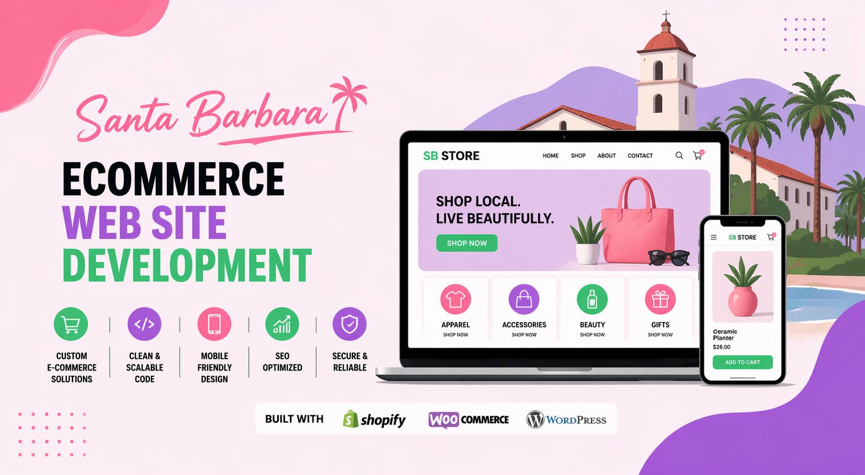 Santa Barbara Ecommerce Web Site Development