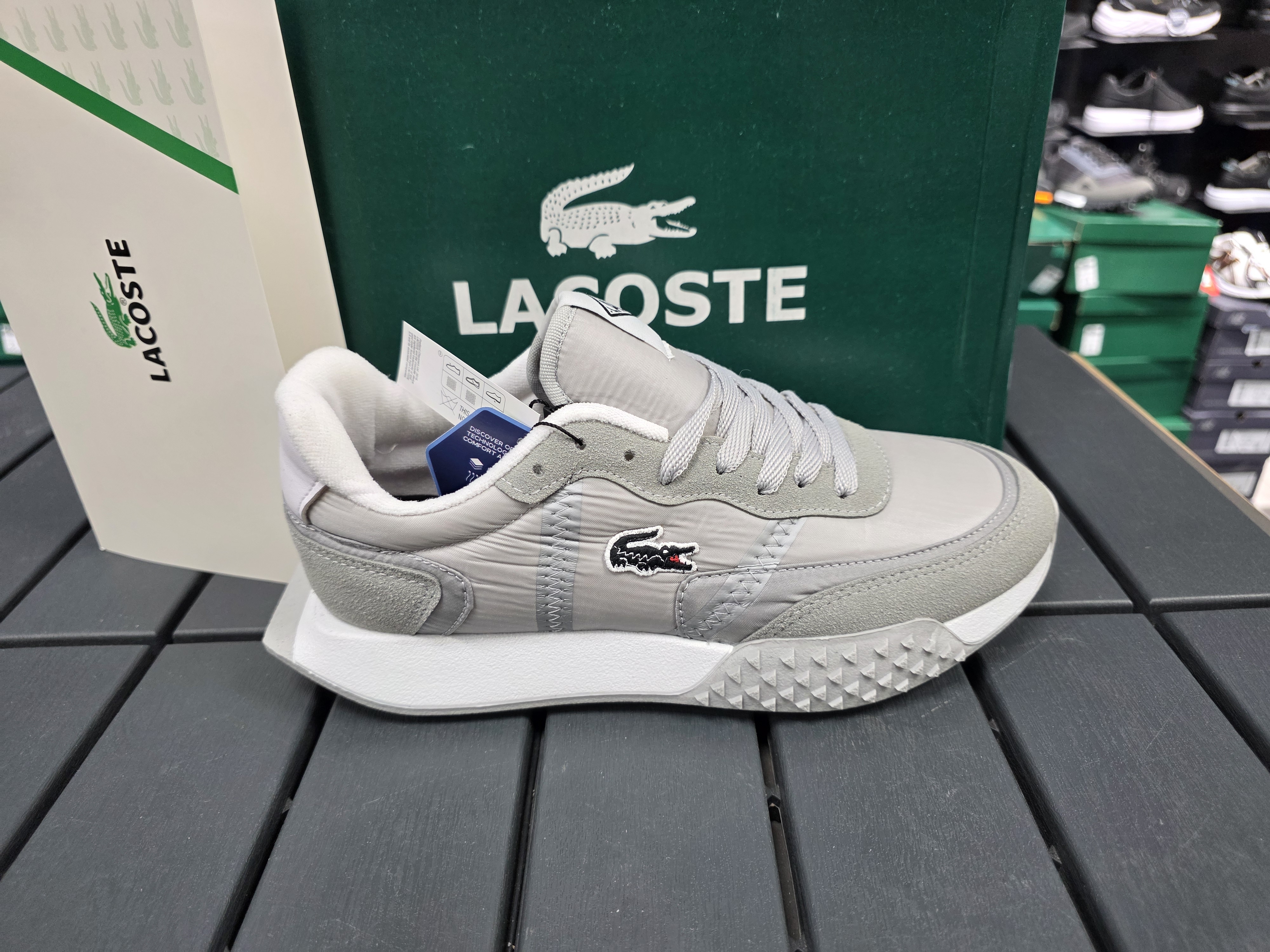 Lacoste le spin Erkek Spor ayakkabı tam kalip