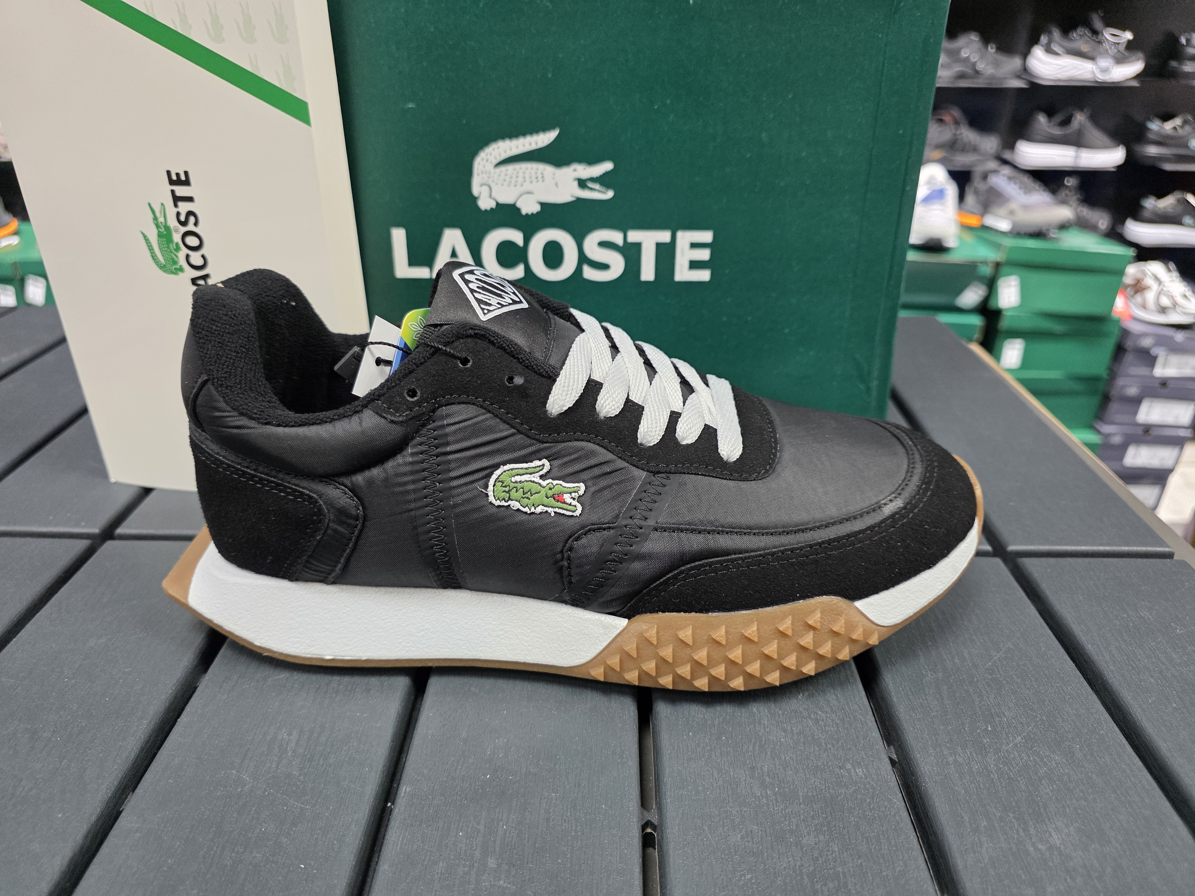 Lacoste le spin Erkek Spor ayakkabı tam kalip