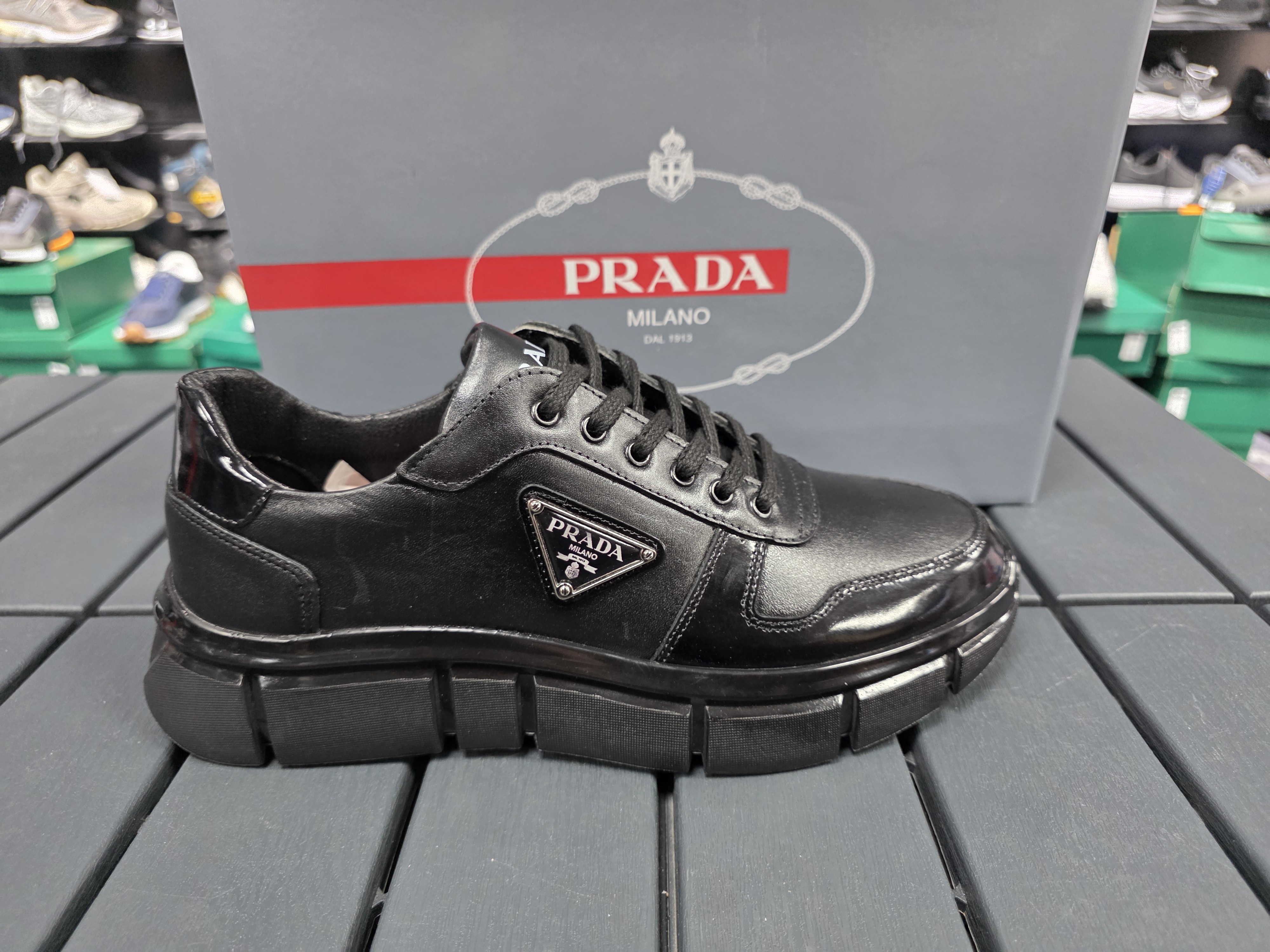 Hakiki deri ortopedik prada tam kalip