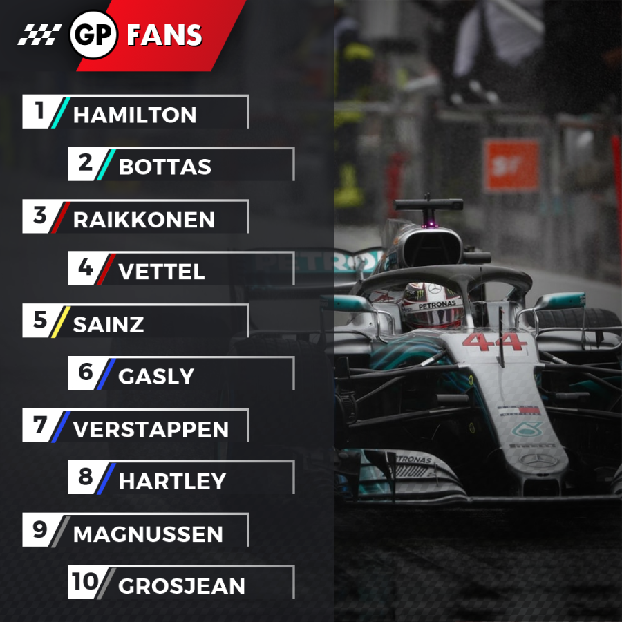 Hungarian Grand Prix Starting Grid