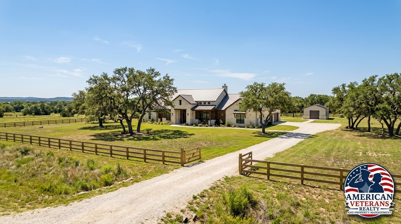 Georgetown acreage homes in Georgetown Texas