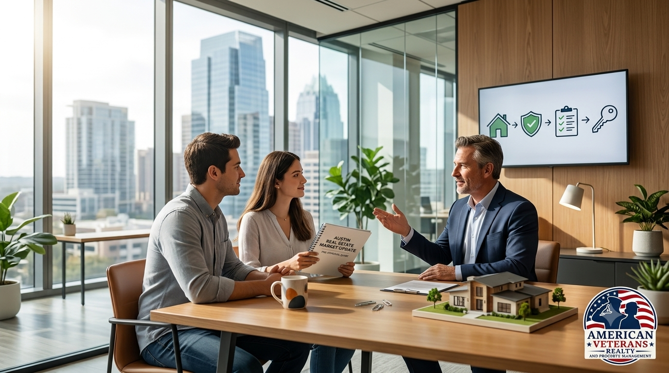Austin Texas home buyer receiving mortgage pre-approval from local lender