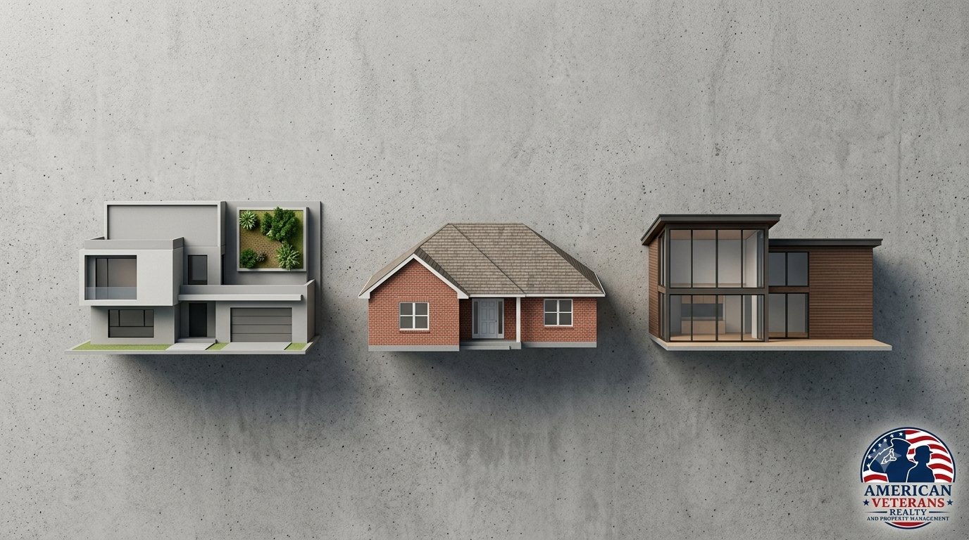 Austin townhome development illustrating shared-wall ownership structure