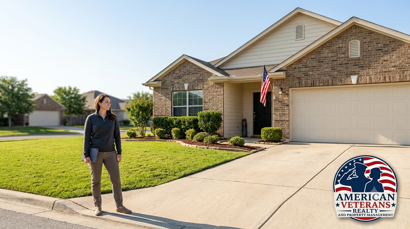 A beautiful luxury home showing what elite property management provides in Killeen TX