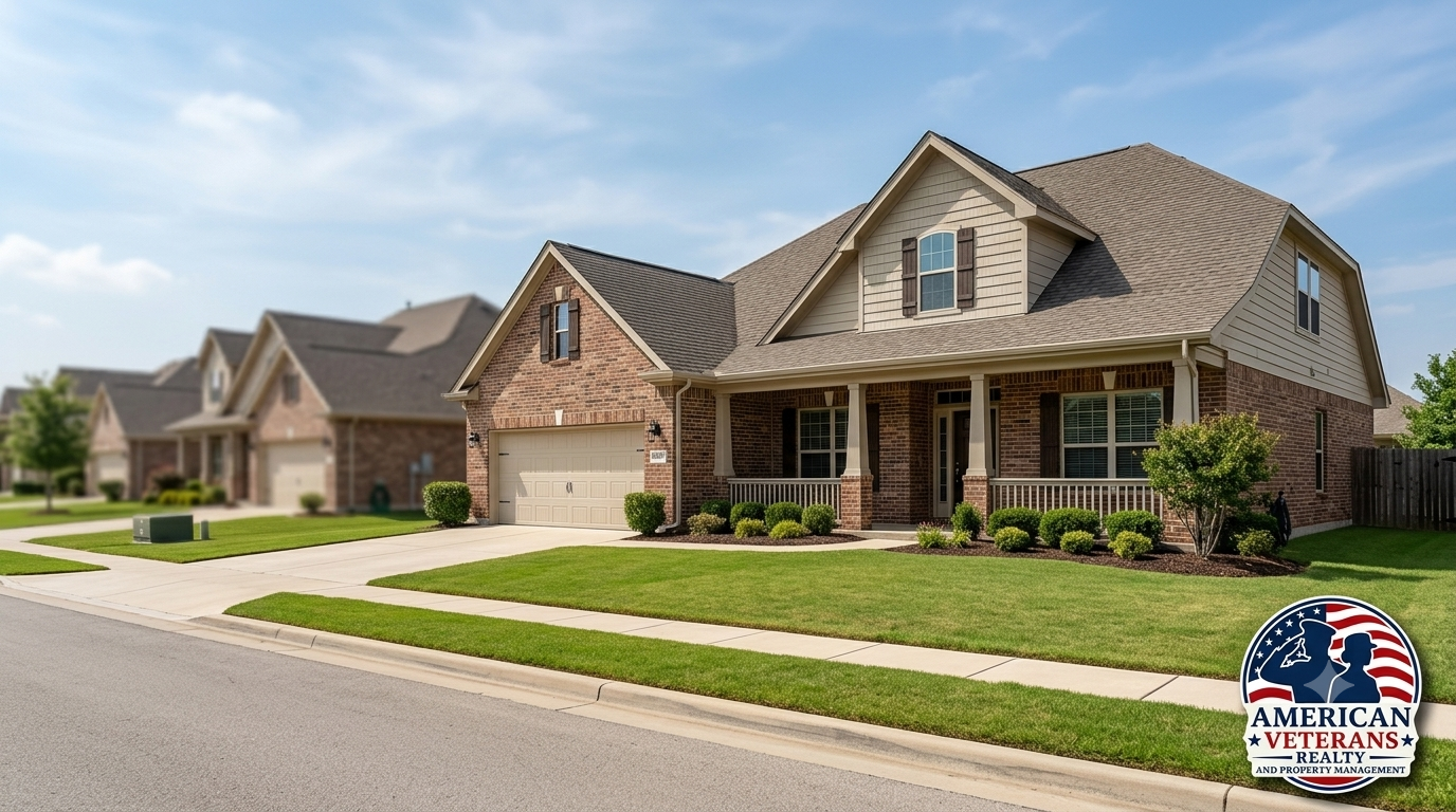 A beautiful brick home for sale in a Killeen TX neighborhood