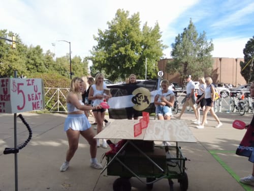 Pepper Pong in action