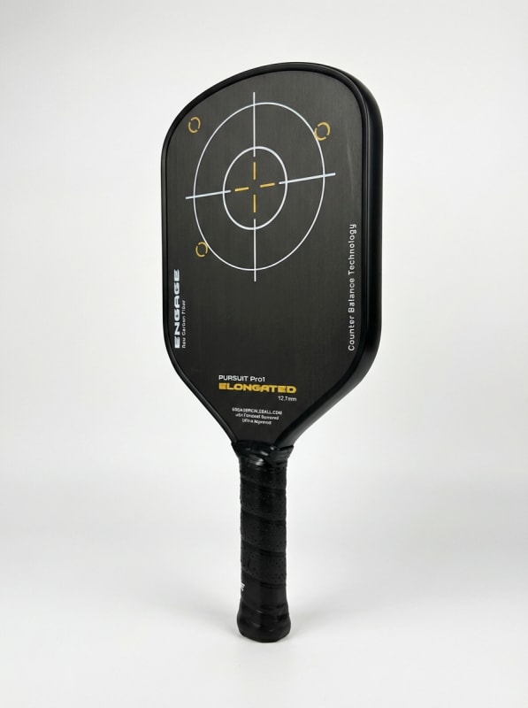 Engage SLIGHTLY USED. NEW GRAPHIC. Pursuit Pro1 Elongated 12.7 Power Series | Raw Carbon Fiber