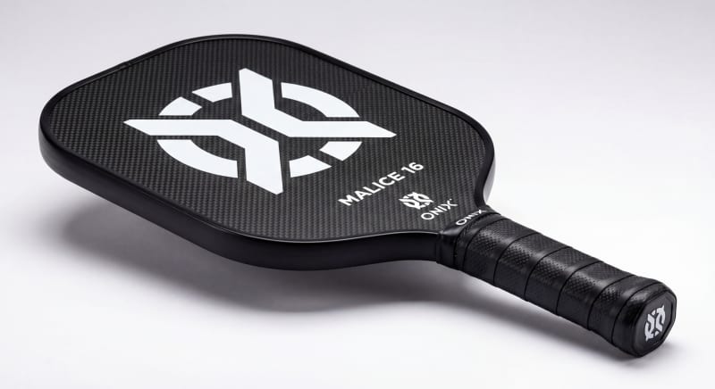 Onix Malice Raw Carbon Fiber Open Throat Pickleball Paddle