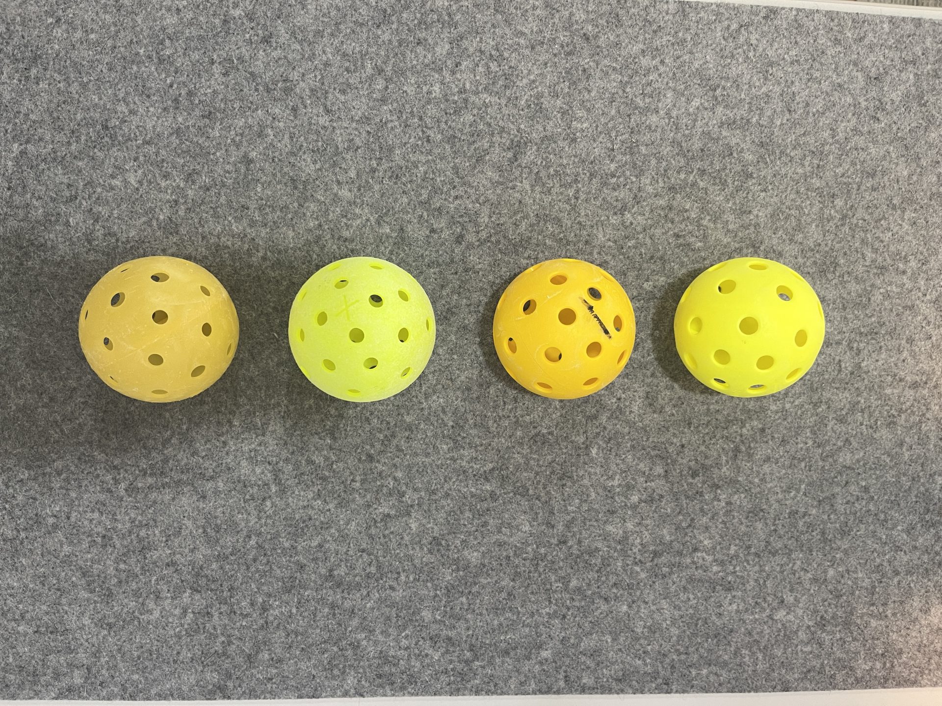 4 different types of balls