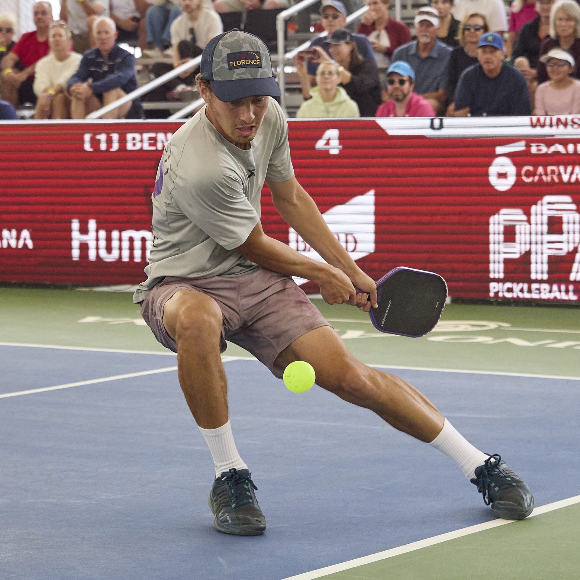 Connor hitting the ball 