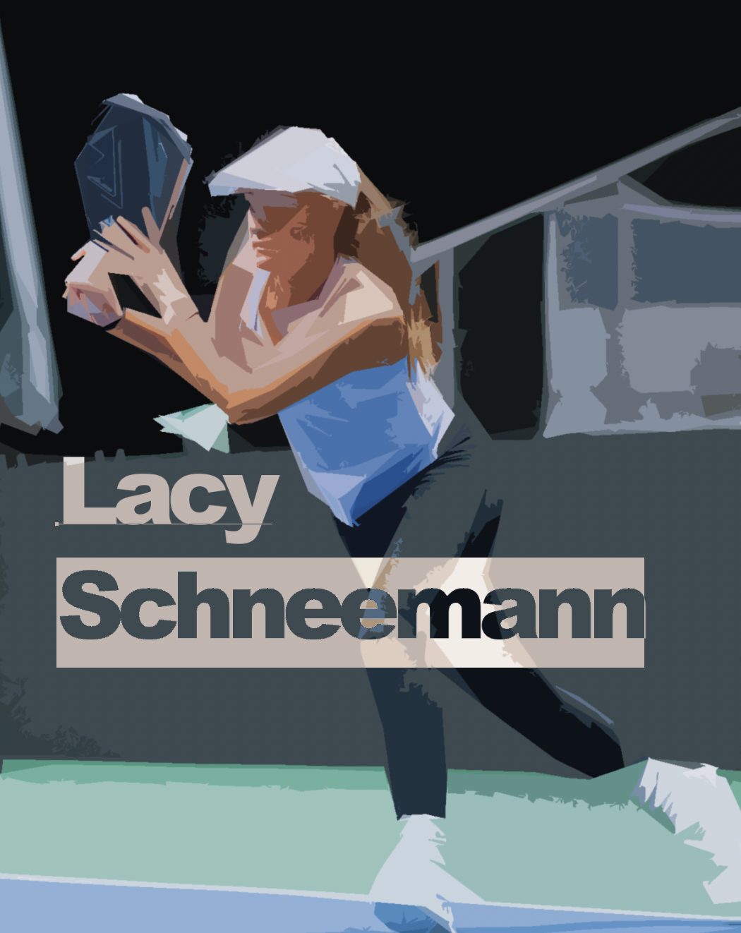 Lacy Schneemann after ball contact