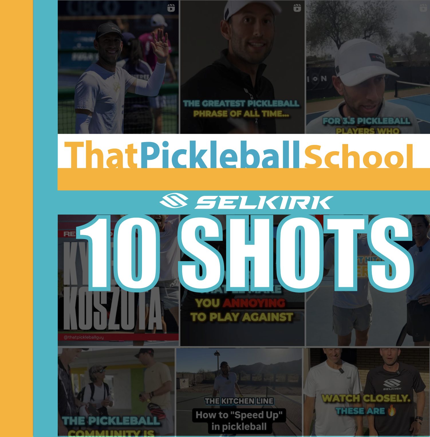 10 Pickleball Shots You MUST Know