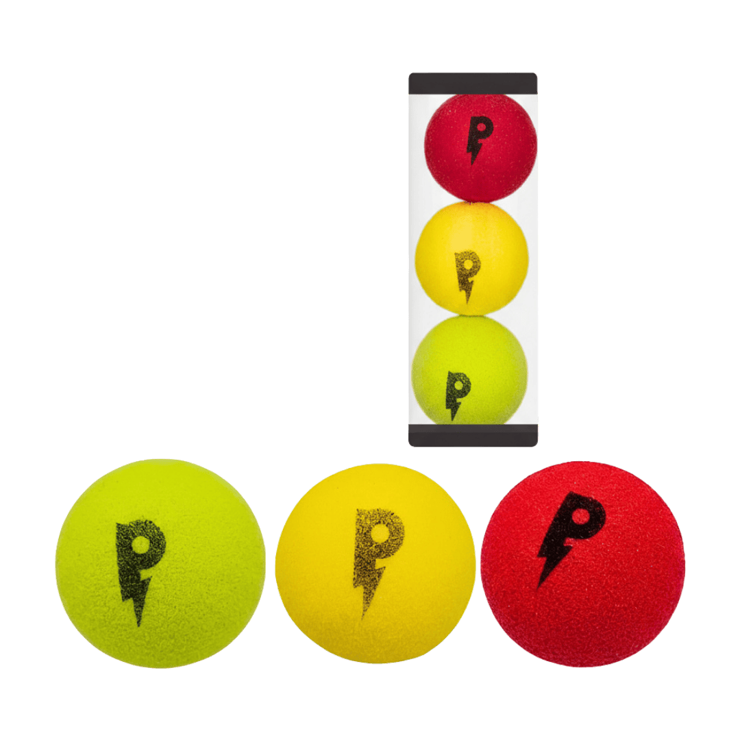 3 Foam Balls (3 Speeds)