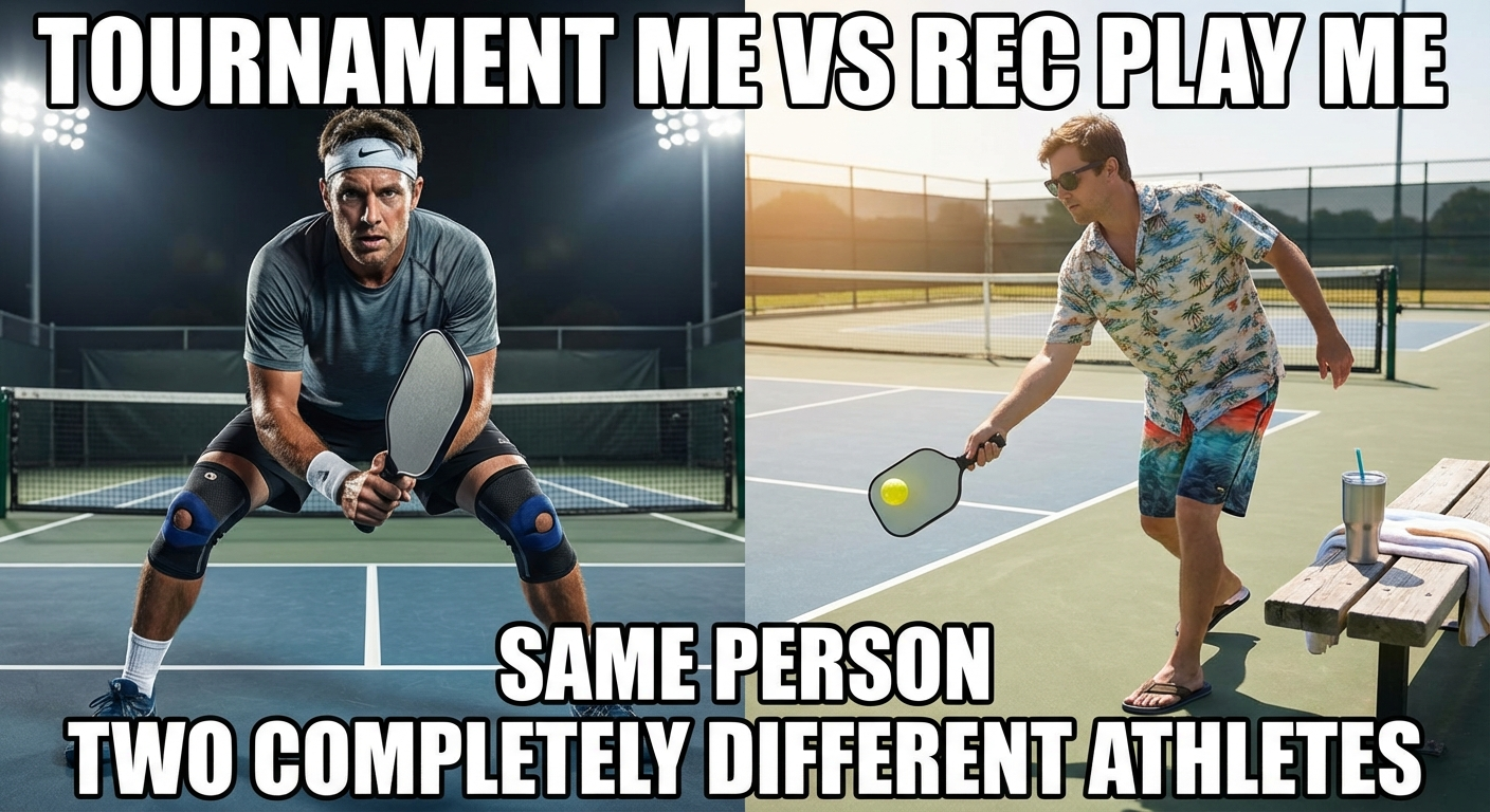 Tournament me vs Rec play me