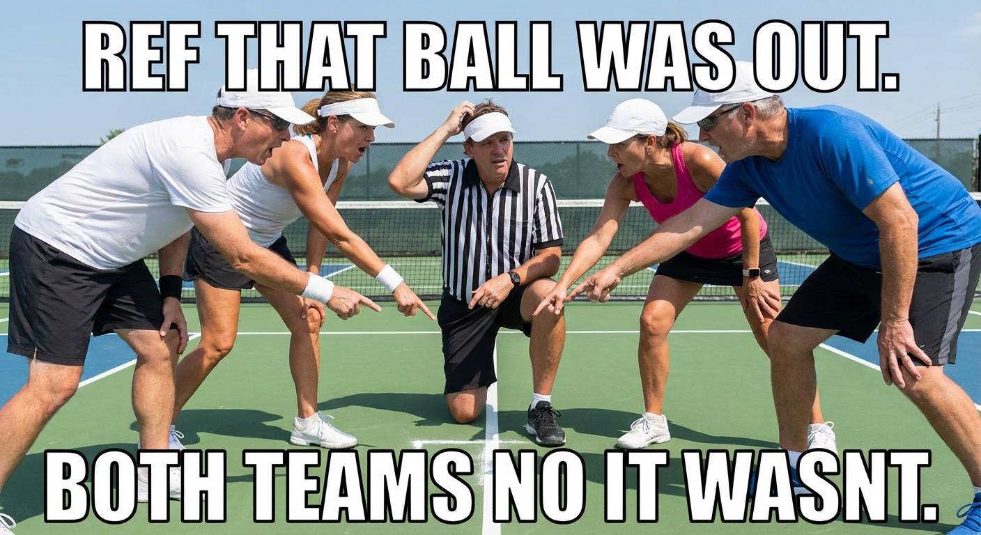 Ref: That ball was out