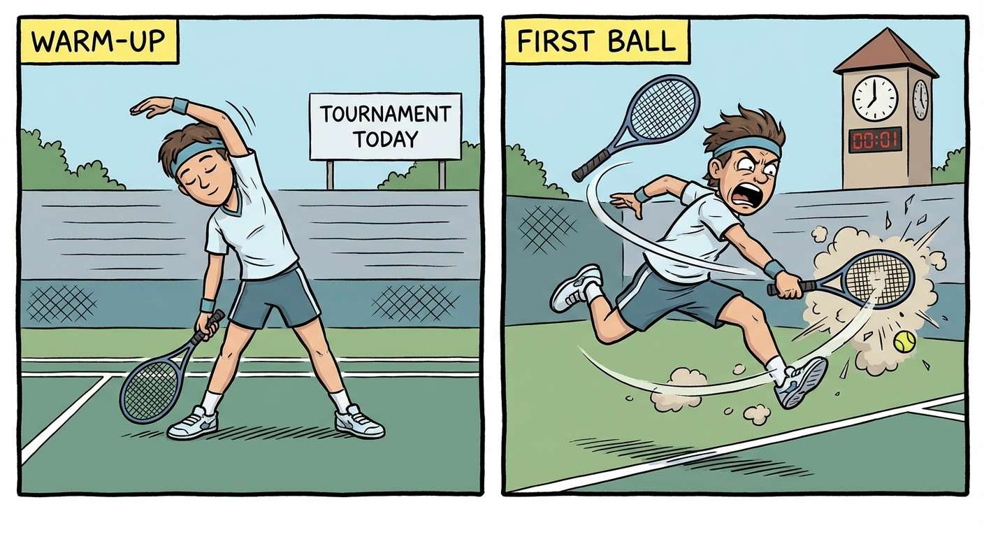 When you finally beat the guy who's been destroying you