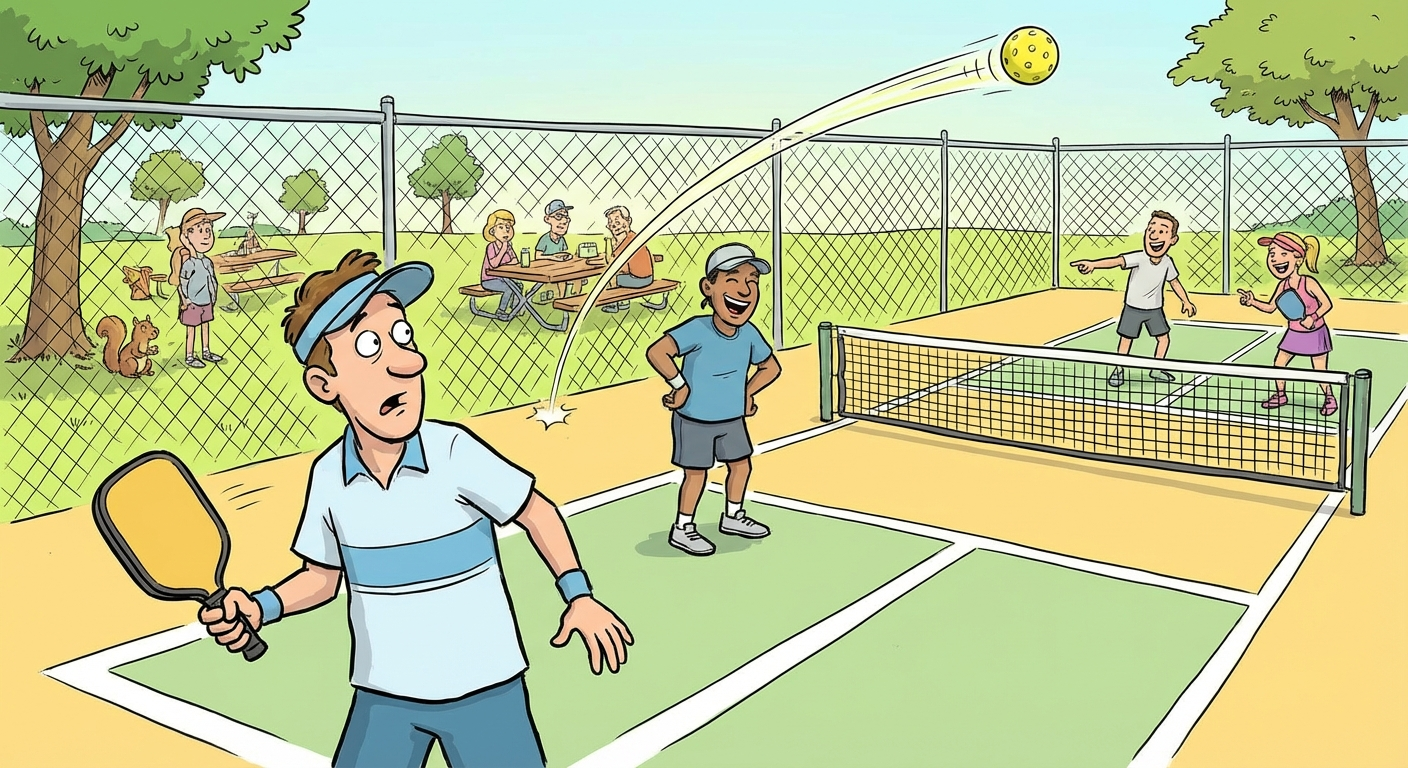 Trying to explain pickleball to a non-player