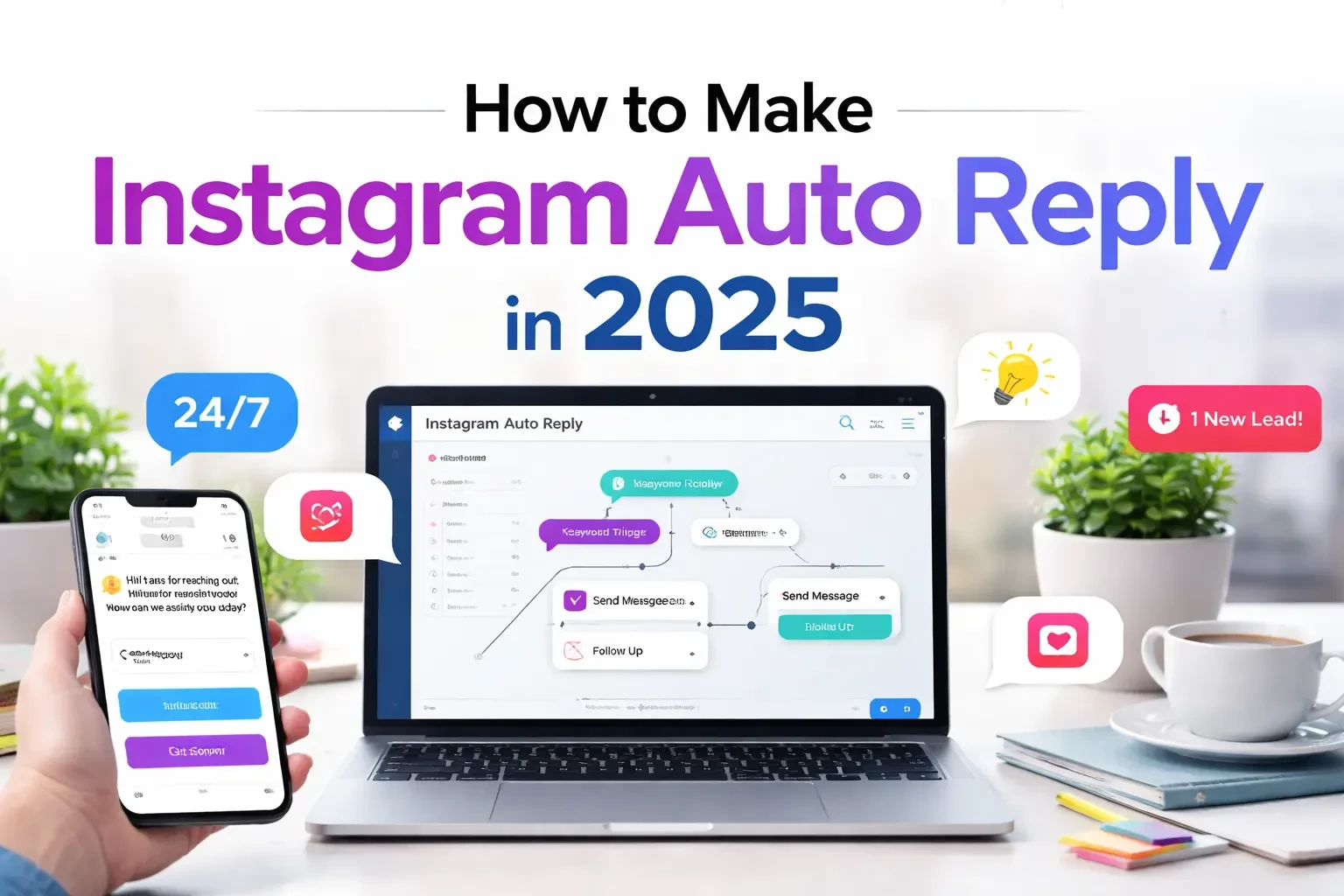 How to Make Instagram Auto Reply in 2025 – A Complete Guide for Business & Sales Automation