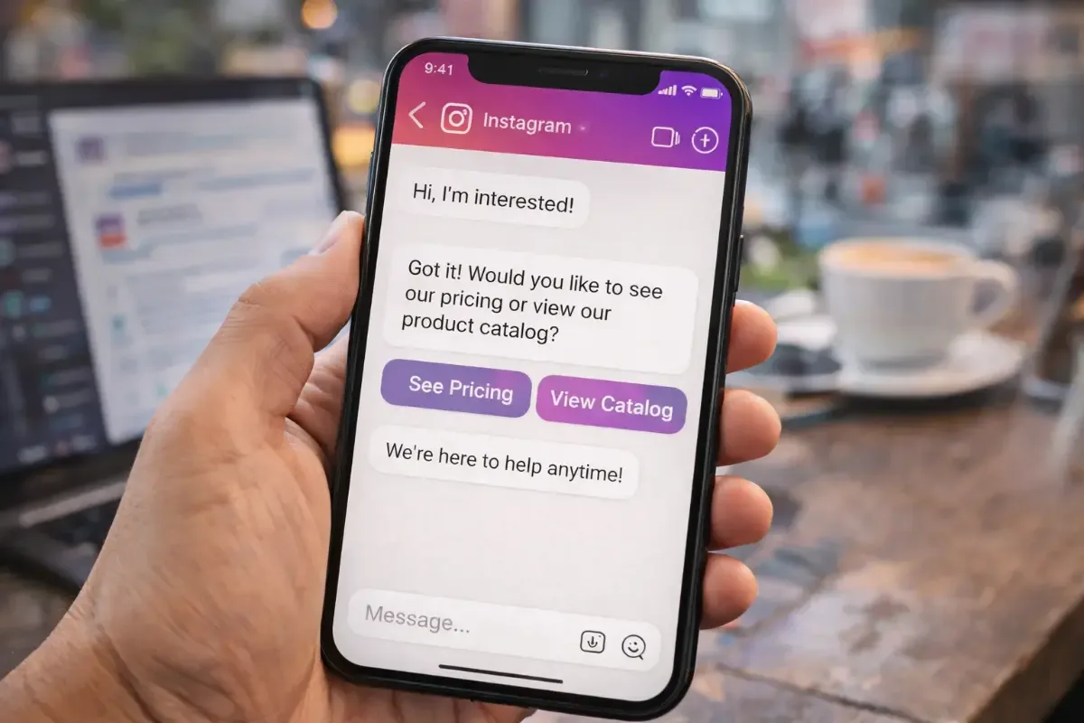 instagram dm automation chat example instagram dm automation chat example