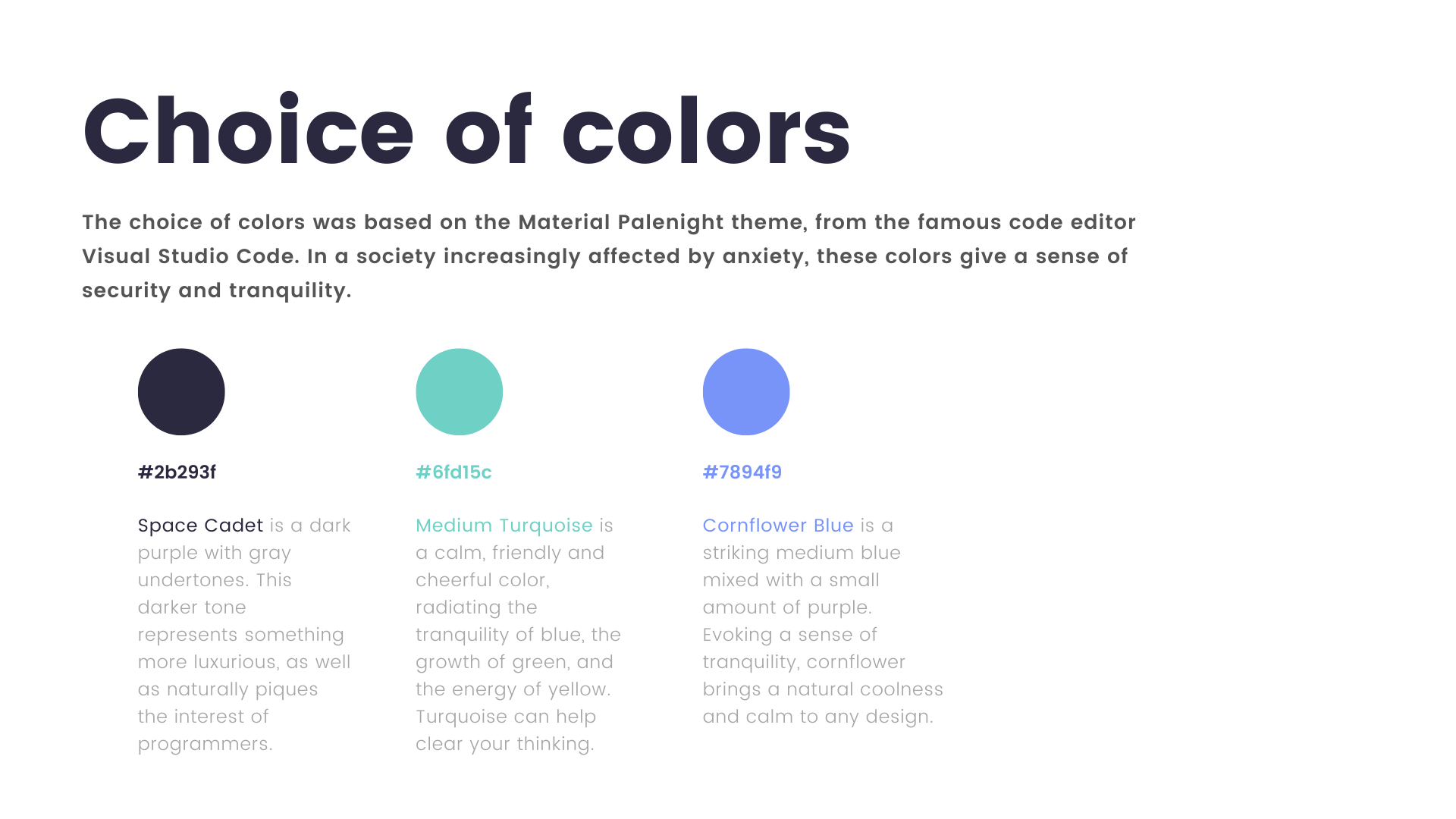 Color palette Umperface