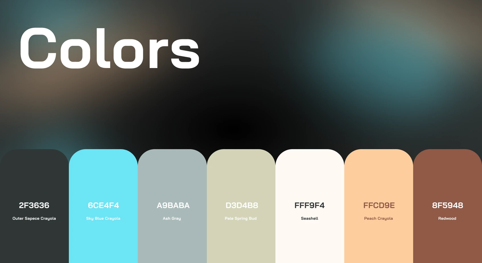 Daniel 1:8 Color palette